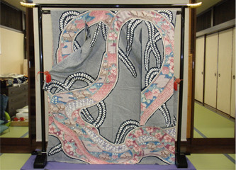 振袖　藤娘　きぬたや総絞り振袖